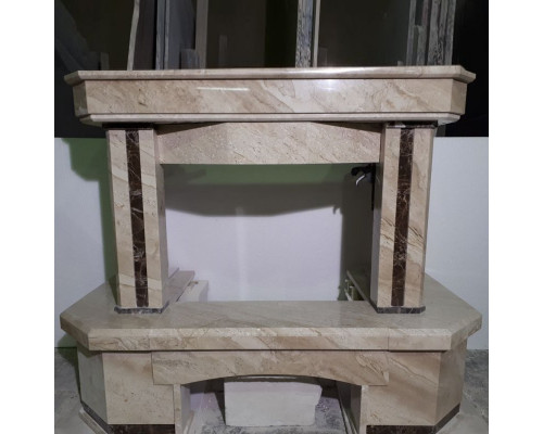 КП-25014 каминная облицовка с нижним отсеком для дров